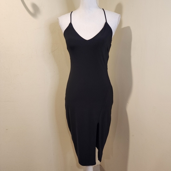 Windsor Black Lace Back High Skit Dress size S - Picture 2 of 12